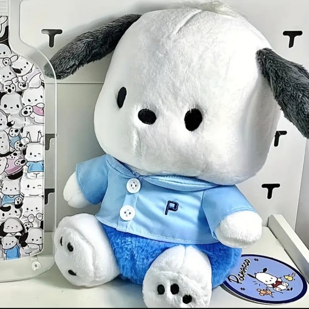 COPY - Pochacco Stuffed plush doll, Sanrio characters